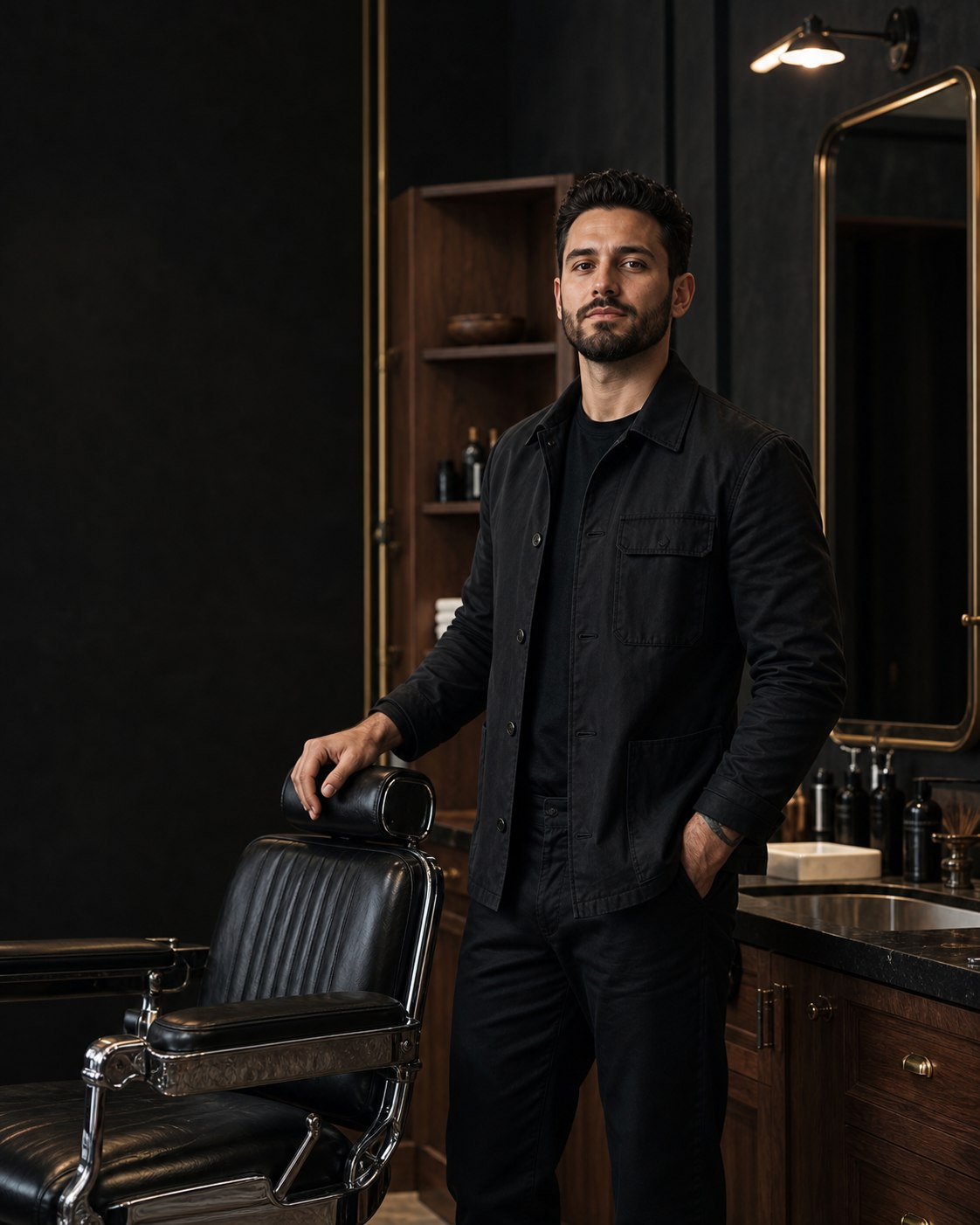 Barbeiro da Bravio num ambiente contemporâneo